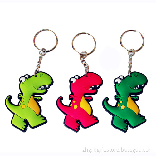 cheap wholesale promotional silicone rubber keychain